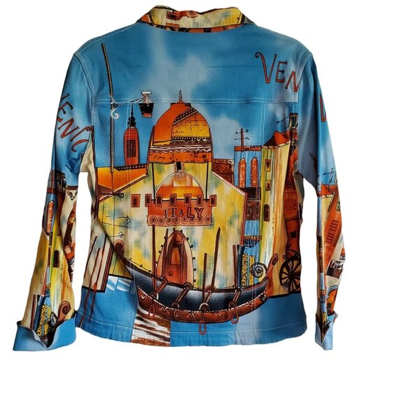 Mirror Imaged Venice Italy Art  Post Card Print Jacket - Picture 2 of 15